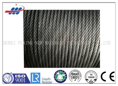 6-48mm Wire Gauge Strong Wire Rope Ungalvanized For Crane , High Strength