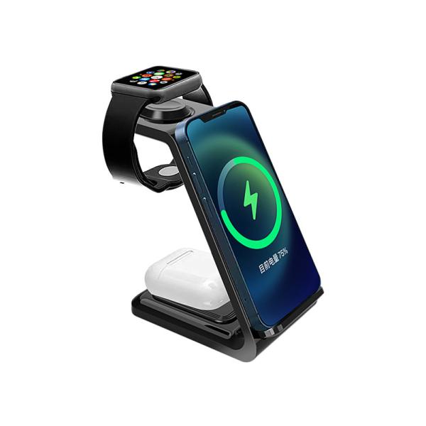 Over Voltage Wireless Multifunctional 3 In 1 Charging Stand 9V Folding
