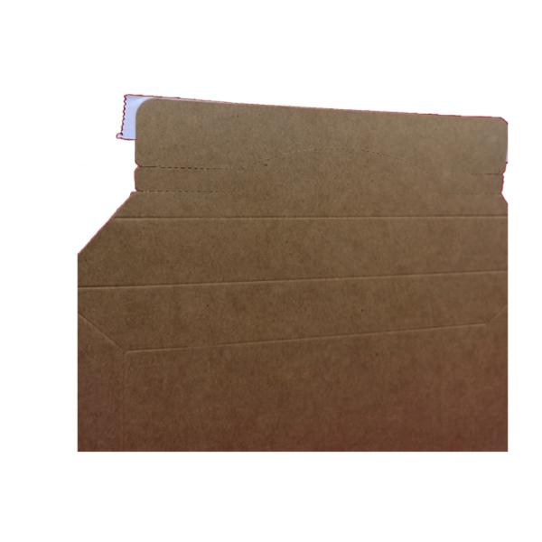 Plastic Free 450gsm Stay Flat Rigid Mailers Kraft Brown Paper