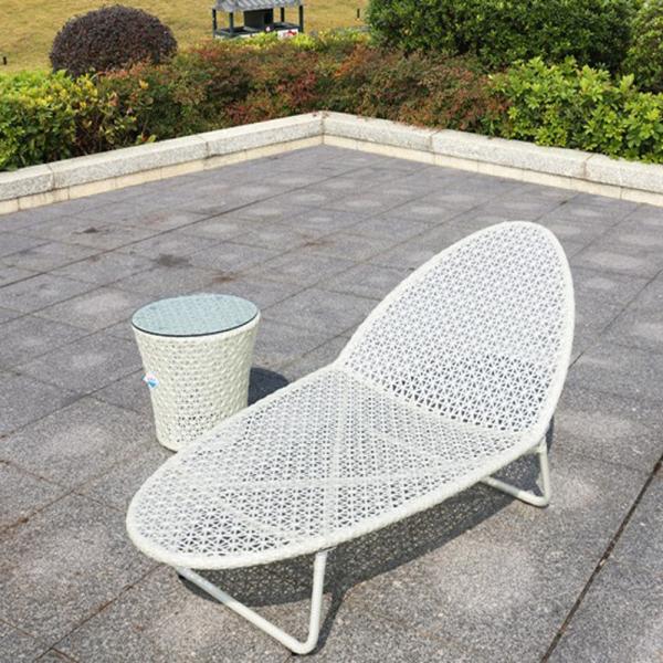 Outdoor Furniture Balcony Leisure Recline Rattan Chair Beach Lounger Swimming Pool Sun Loungers