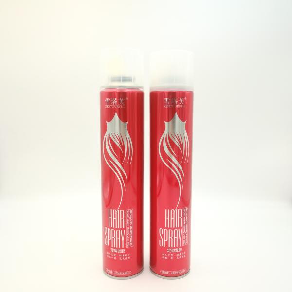 Tinplate Durable Quick Dry Hair Spray Smudgeproof Washable 420ml