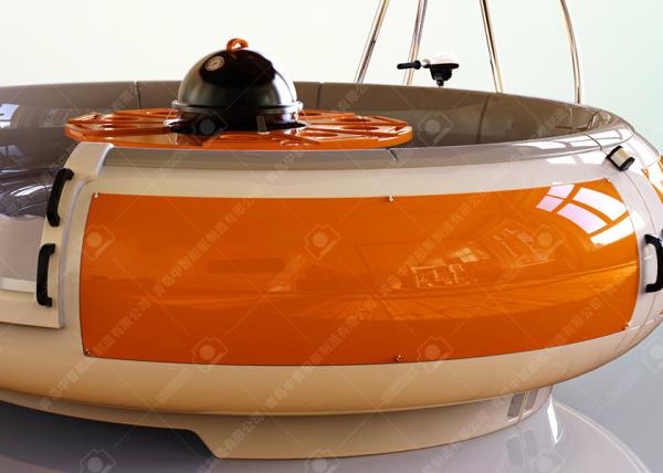 9 Seats Bbq Table BBQ Boat / Aquamarine Barbecue Boat With Boat Hulls