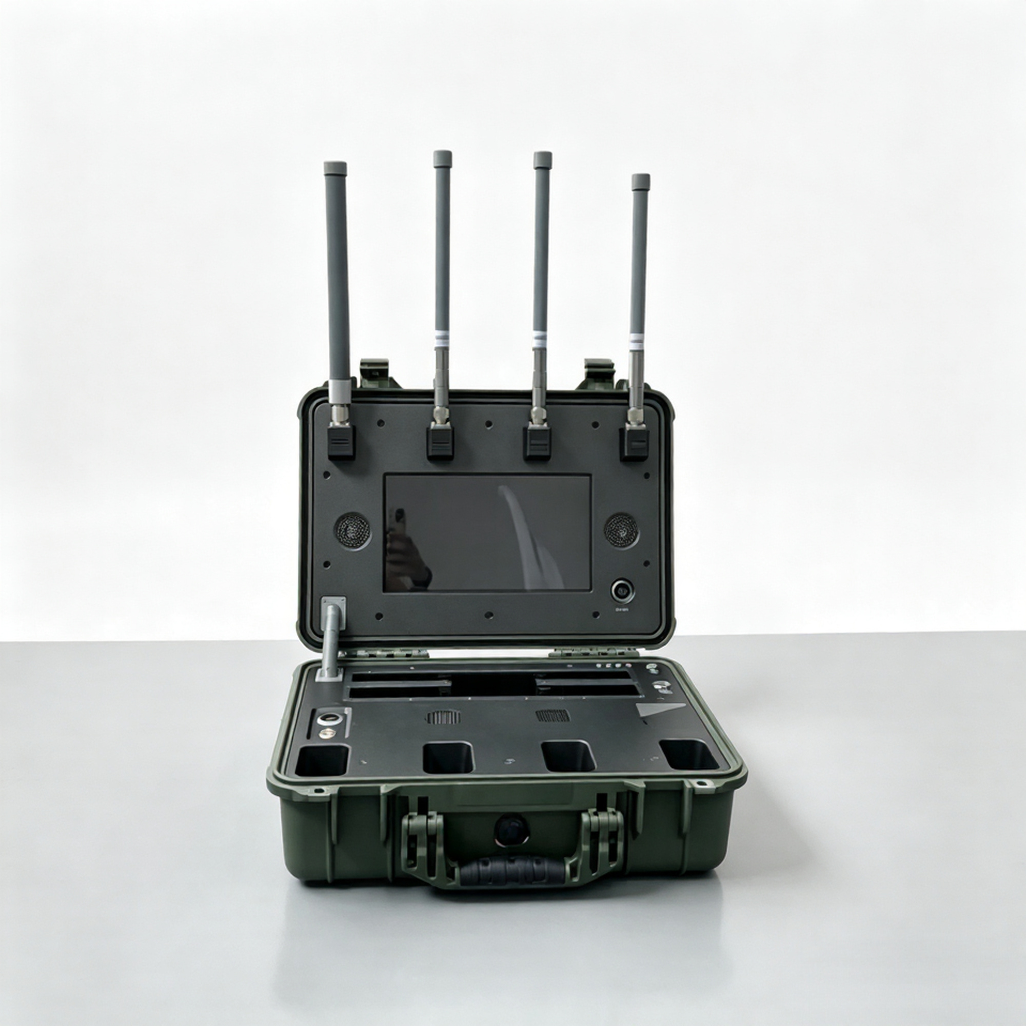 100MHz-6.2GHz UAV Detection - 10km Range Rapid Deploy - Counter Drone System
