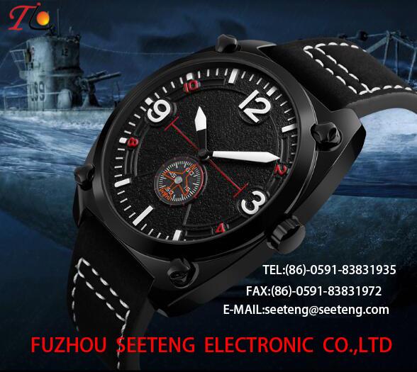 WHOLESALE PU STRAP ALLOY CASE QUARTZ WATCHES COOL WATCH
