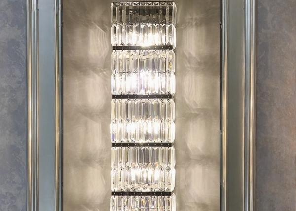 Crystal long wall lamp hotel lobby club hall large long wall lamp villa sales office banquet hall high wall lamp