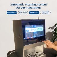 Máquina de distribuição de café de aço inoxidável com função de auto-limpeza