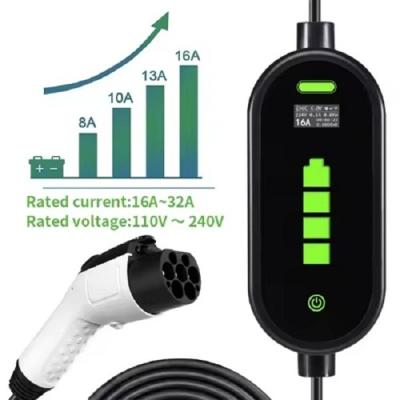 GBT Portable EV Charger 16A/32A 3.5KW-7KW 110V-240V