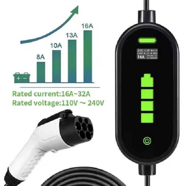 GBT Portable EV Charger 16A/32A 3.5KW-7KW 110V-240V