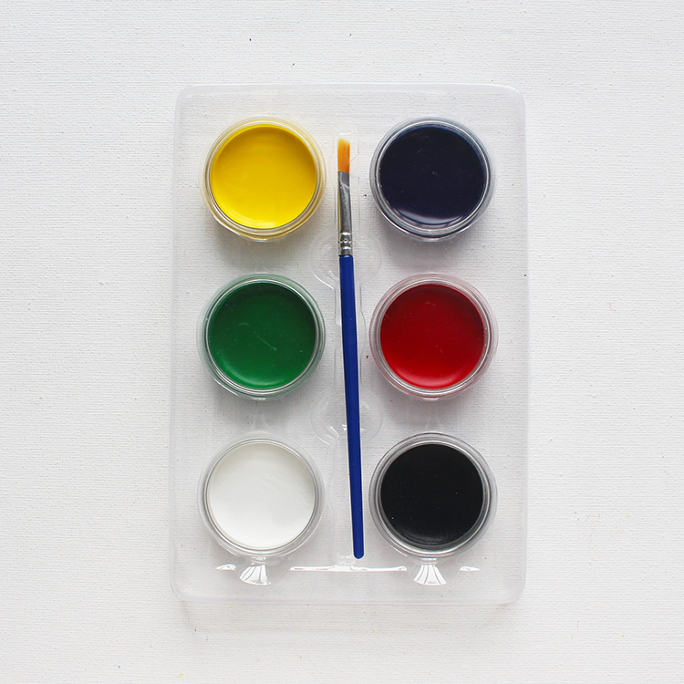 6 Colors Colourful Party Halloween Makeup Art Miracle Face & Body Paint
