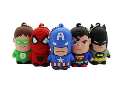 OEM Silicone Rubber Cartoon Character Shape PVC USB Flash Pen Drive 4GB 8GB