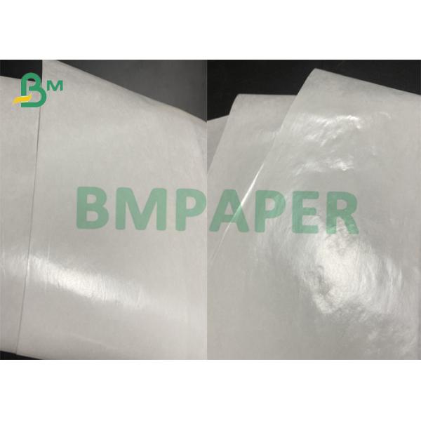 PE whtie Kraft Paper 40gsm 10gPE White Kraft Paper Food Grade For Packing Festive Food