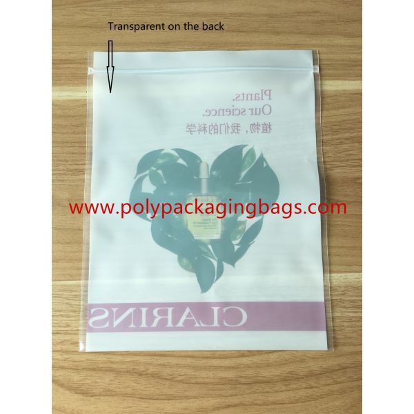 White PE Self Adhesive Plastic Bags For European And American Cosmetics , Mask , Essential Oil Packaging
