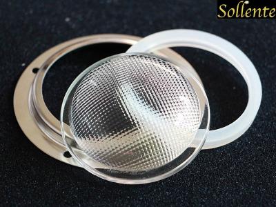 Borosilicate Anti Glarie LED Glass Lens For 60W 5500K CXA2520 LED Flood Light