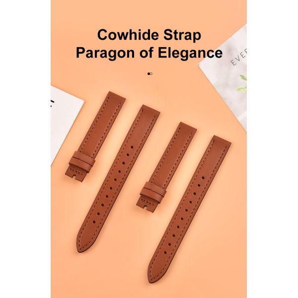 Quick-Release Vintage Leather Watch Strap