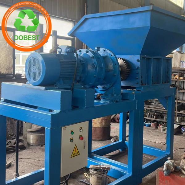 Double Shaft Compact Structure Welding for Crushing Clothes Scrap PVC HDPE PP