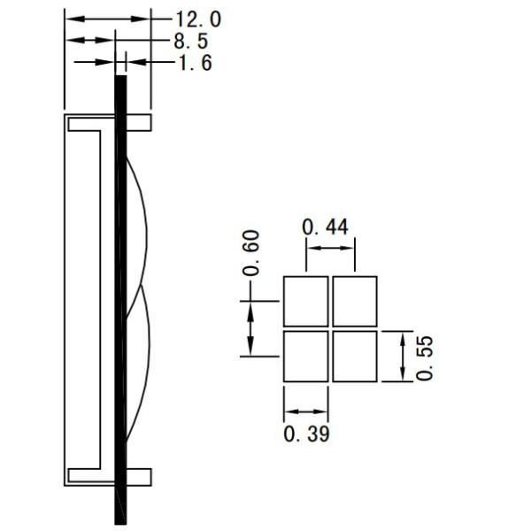 Подгоняйте модуль дисплея LCD УДАРА матрицы точек 5V 12864 STN HTN FSTN
