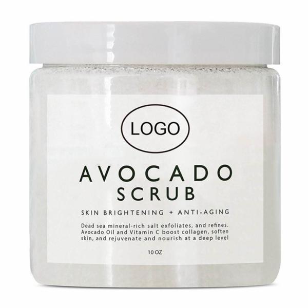 Vitamin C Avocado Brightening Gentle Body Scrub Sterolin Contain Revitalizing Skin