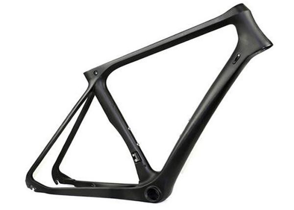 Peso leve 700c Full Carbon Fiber Estrada Bicicleta Quadro de Estrada Bicicleta Quadros 9qr / Thru-eixo 1000g/52 tamanho Disco freio