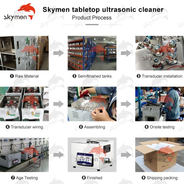 600W уборщик Skymen 30L Benchtop промышленный ультразвуковой для покрытия инструментов автомобиля/guns/PVD чистого