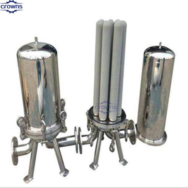 Beer precision 10 inch ss316 316l single or multi cartridges steam stainless steel water filter housing for commerci