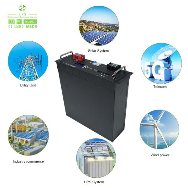 48V 280Ah Solar Energy Storage Batteries for Office Home Backup Power OEM/ODM Acceptable and Long Cycle Life 6000 Times
