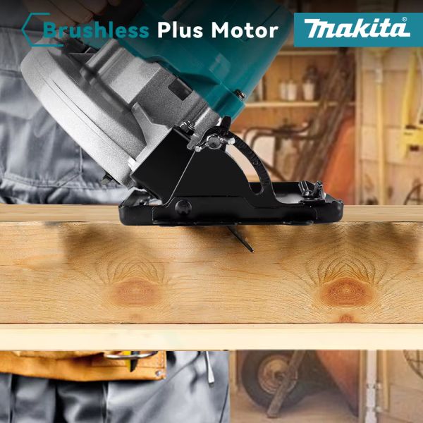 Makita Brushless Electric Circular Saw 7.4 Inch Cordless High Power Board Cutting Machine Woodworking Tools
