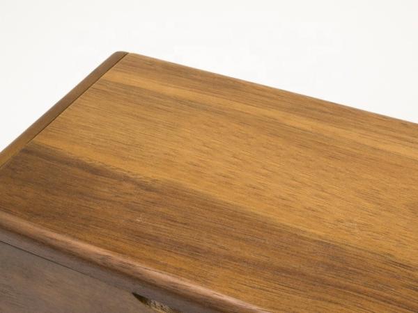 Wooden Keepsake Box with Hinged Lid Storage for Trinkets and Memorabilia