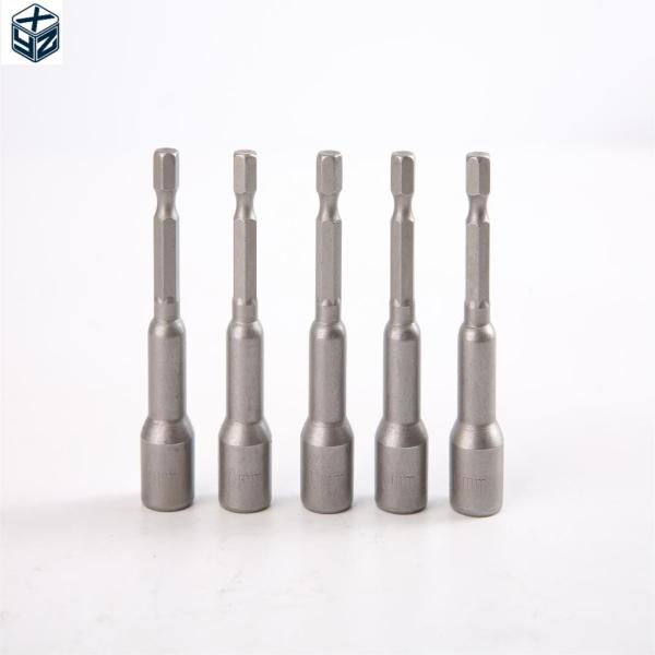 Not Rated Class CRV Material 6.35 Hexagon 10mm*65mm*5PC Strong Magnetic Nut Driver Set