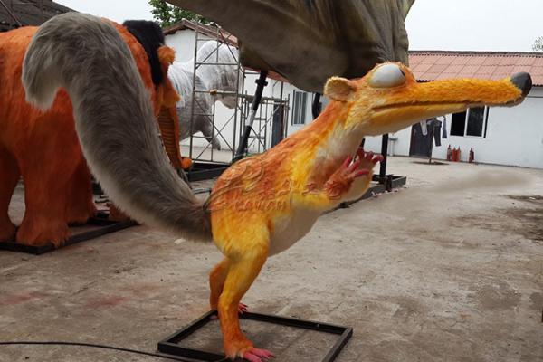 Life Size Simulation Animatronic Animals Squirrel Lovely With Sounds