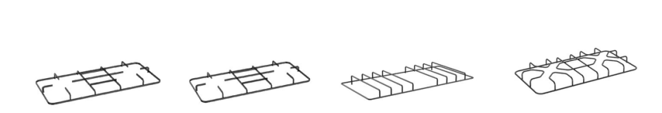 Portable Four Burner Gas Stove Camping Stainless Steel Cook Stove Wind Deflector Customized