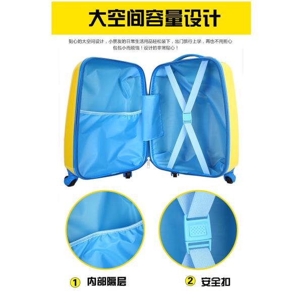 Горячая продажа Дешевый Абс Детский багаж для путешествий Торбашка 18 дюймовая мультфильм персонаж детский багаж