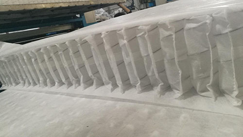Pocket  Spring  Unit with Non Woven Fabric Cover For Mattress in Queen Size Use 100%  Environmental Protection Material