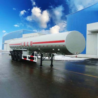                    3 Axles 42000L 28t Insulated Carbon Steel Tanker Semi Trailer with BPW Axle 12t and Air Bag Spring Suspension for Crude Oil Bitumen             