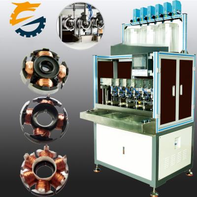 Ventiladores de refrigeração e motores sem escovas de corrente contínua Máquina de enrolamento automática para motores de pequeno porte