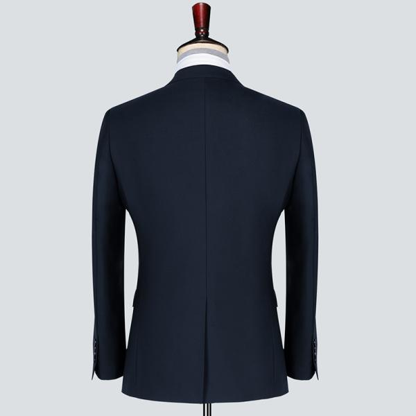 Anti-Shrink Wool And Polyester Men's Coats For Autumn And Winter With Mandarin Collar