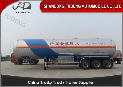 59.7 Cubic Meters 3 Axle Q345B 25T Lpg Gas Tanker Truck