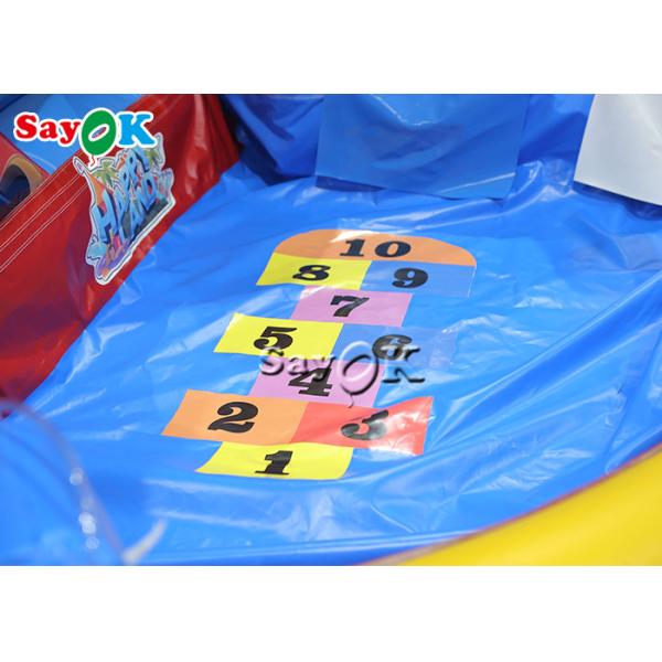Cartoon Mouse Theme Inflatable Bounce House Water Slide 4.6x4.3x 3.1m