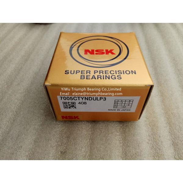 NSK High Precision Angular contact ball bearing 7005CTYNDULP3