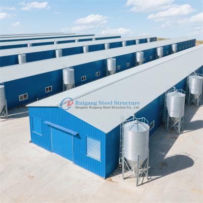 Durable Steel Structures Manufacturing Custom Galvanized Steel Livestock Buildings