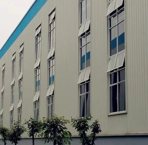 Janela de vidro de alumínio superior suspensa com spray de fluorocarbonetos
