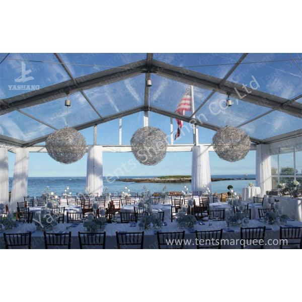 Aluminum Structure Wedding Decoration Tent , 200 People Wedding Party Tent Rentals