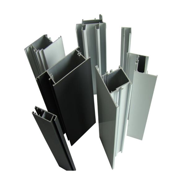 Brown Powder Coating Aluminium Profiles 1.5mm Thickness For Building Material