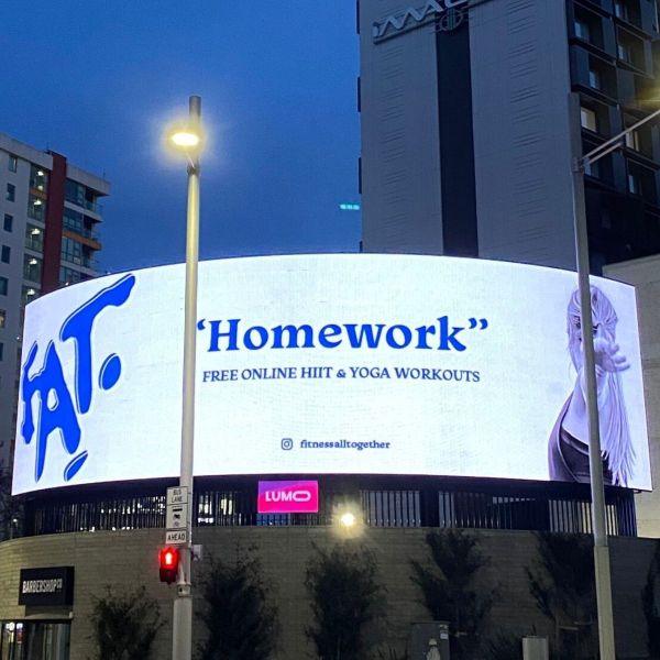 Outdoor Fixed Installation SMD LED Display P10  960x960mm  Advertising LED Screen LED wall with 3840hz refresh rate