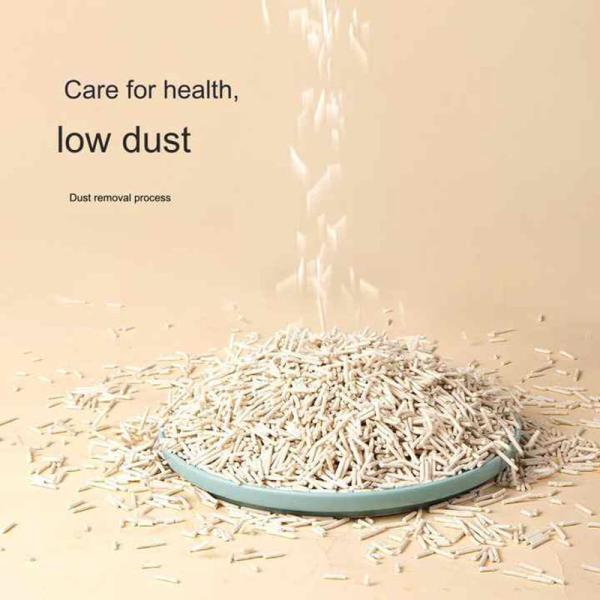 ODM Natural Cat Litter Strong Deodorization Clumping Tofu Cat Litter 3.0mm