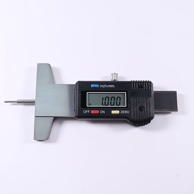 Profundidad de la banda de rodamiento del neumático Medidor Medidor de herramienta Calibre de espesor Medidores de la banda de rodamiento Pad de freno Digital Zapatos de neumáticos para automóviles