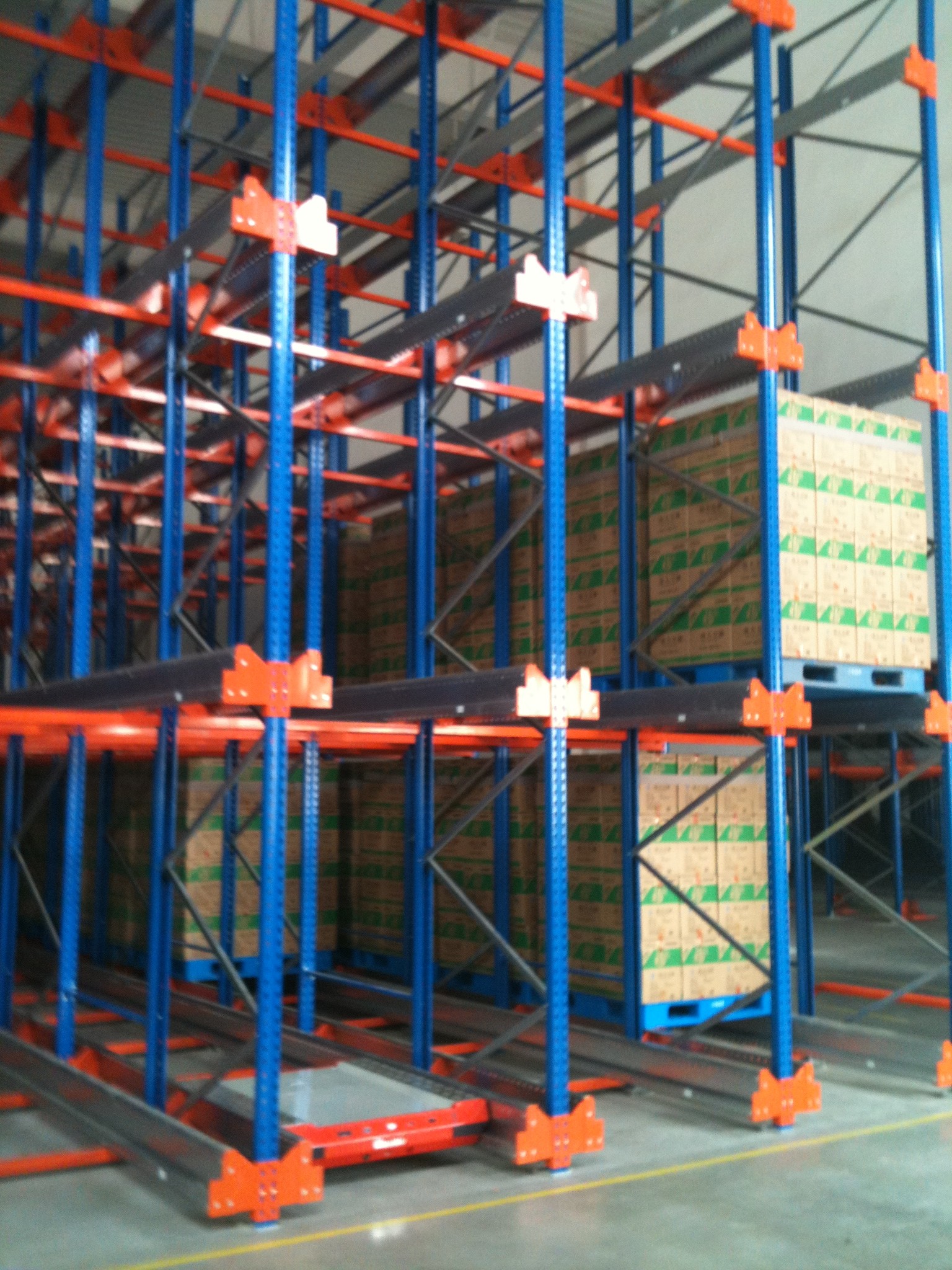 Radio Shuttle Rack FIFO LIFO Dual Mode Pallet Racking System Fire Access Both