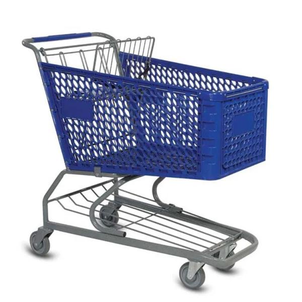 Carrinho de compras por atacado Carrinho de compras de grande porte Carrinho de compras de mercearia Carrinho de compras