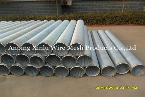 Filtro do poço de Johnson Vee Wire Welding Galvanized Pipe/tubo entalhe de 0,05 - de 50mm