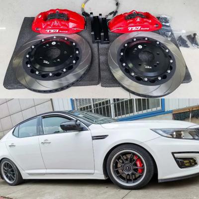 Pistão 4 que compete a competência alta e as pastilhas dos freios do disco do carbono de Kit With 330*28 milímetro do freio do compasso de calibre para Kia K3 borda de 17 polegadas