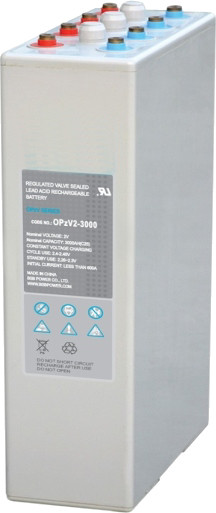 Long Life OPzV Gel Battery Rechargeable 2V3000Ah